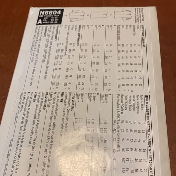 Sewing pattern 🤩🤗🤩🤗 - Picture 2 of 2